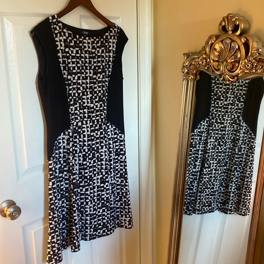 Chaps Large Sleeveless dress L 12/14